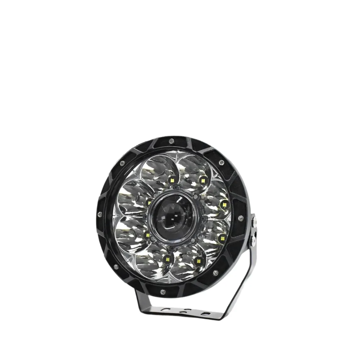 55W 6000Lm / 6000K Off - Road Vehicle Round Work Light