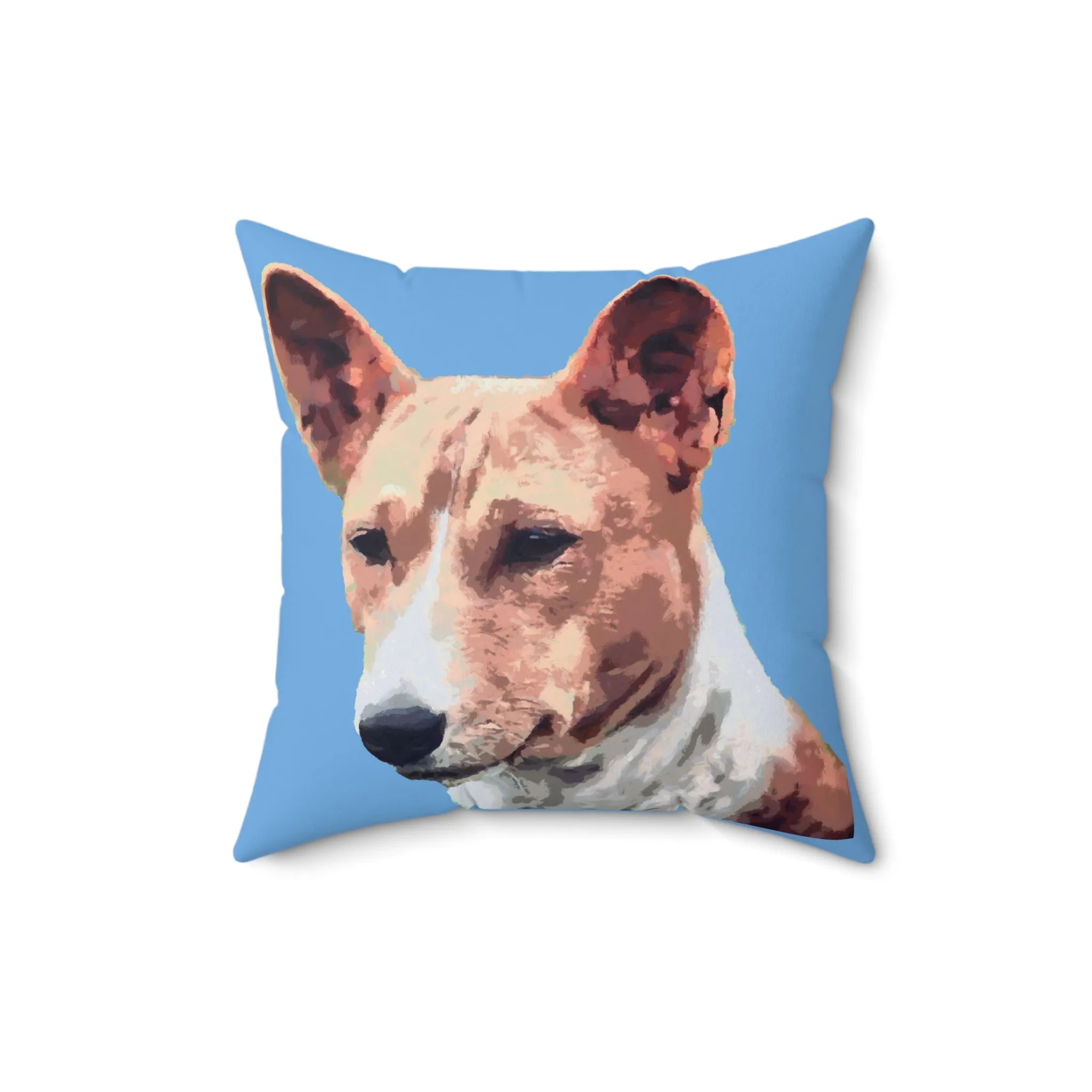 Basenji Spun Polyester Throw Pillow