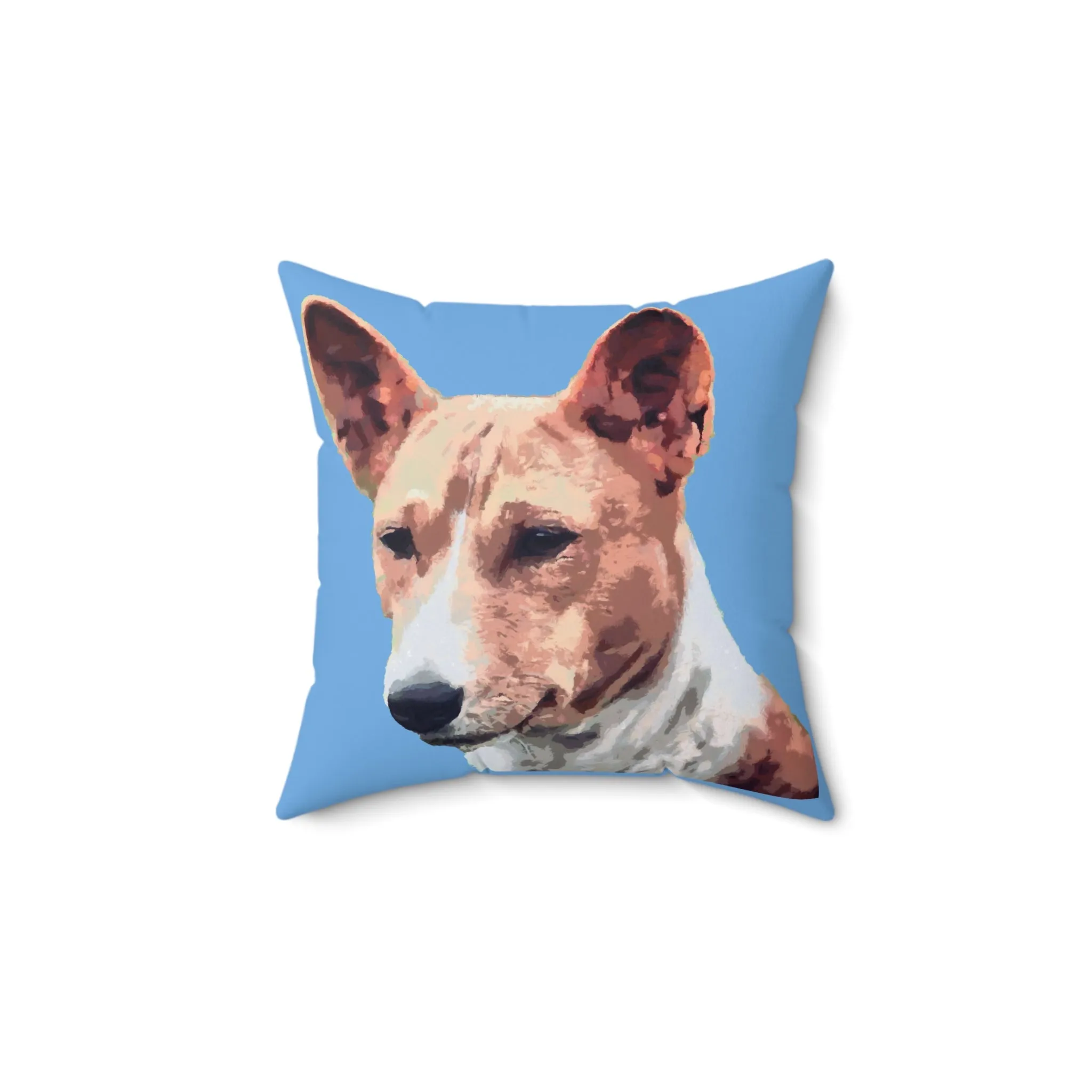 Basenji Spun Polyester Throw Pillow