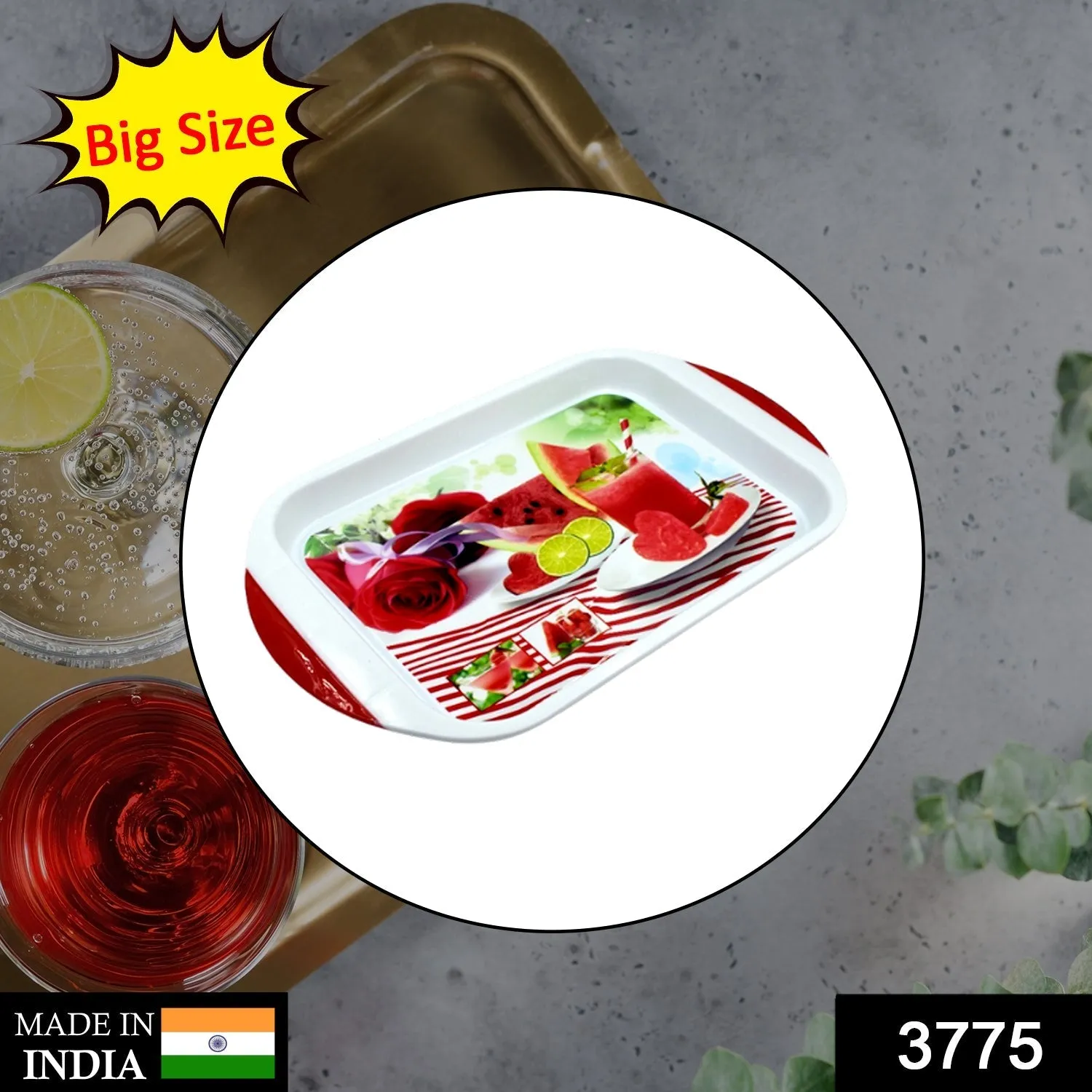 Big Plastic Tray for Kitchen and General Purpose
