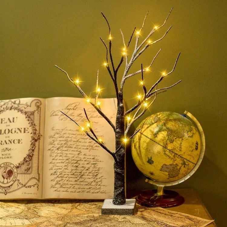 Christmas decoration lights for birch trees