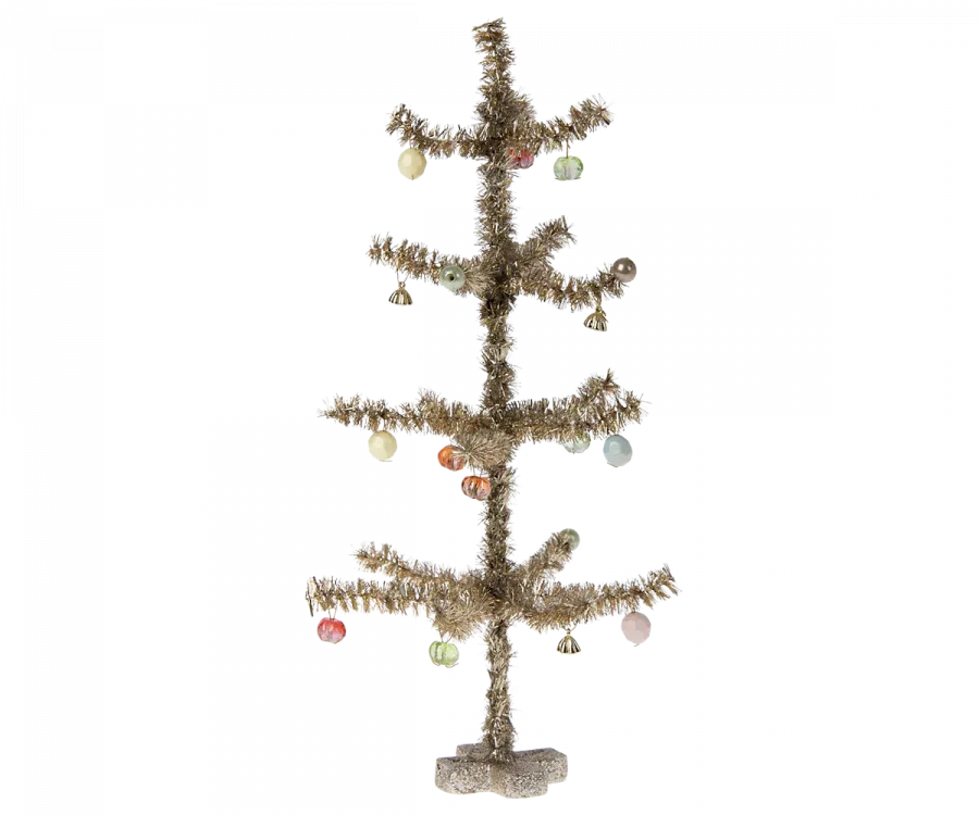 Christmas Tree, Miniature - Gold