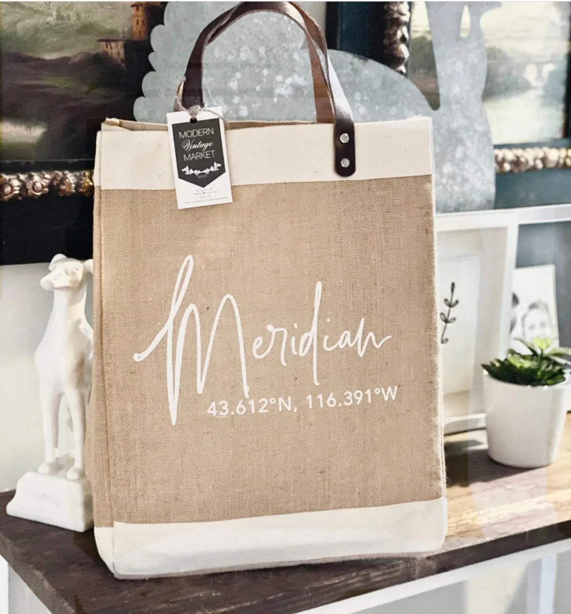 City Jute Tote