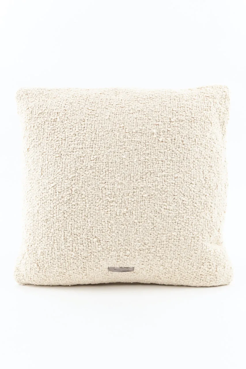 Coolidge Square Cream Boucle Pillow