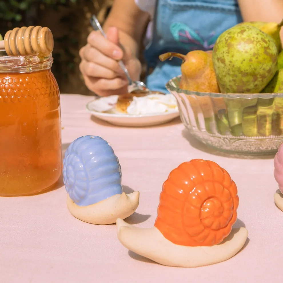 Doiy: Woodland Salt & Pepper Snail Lilac Orange