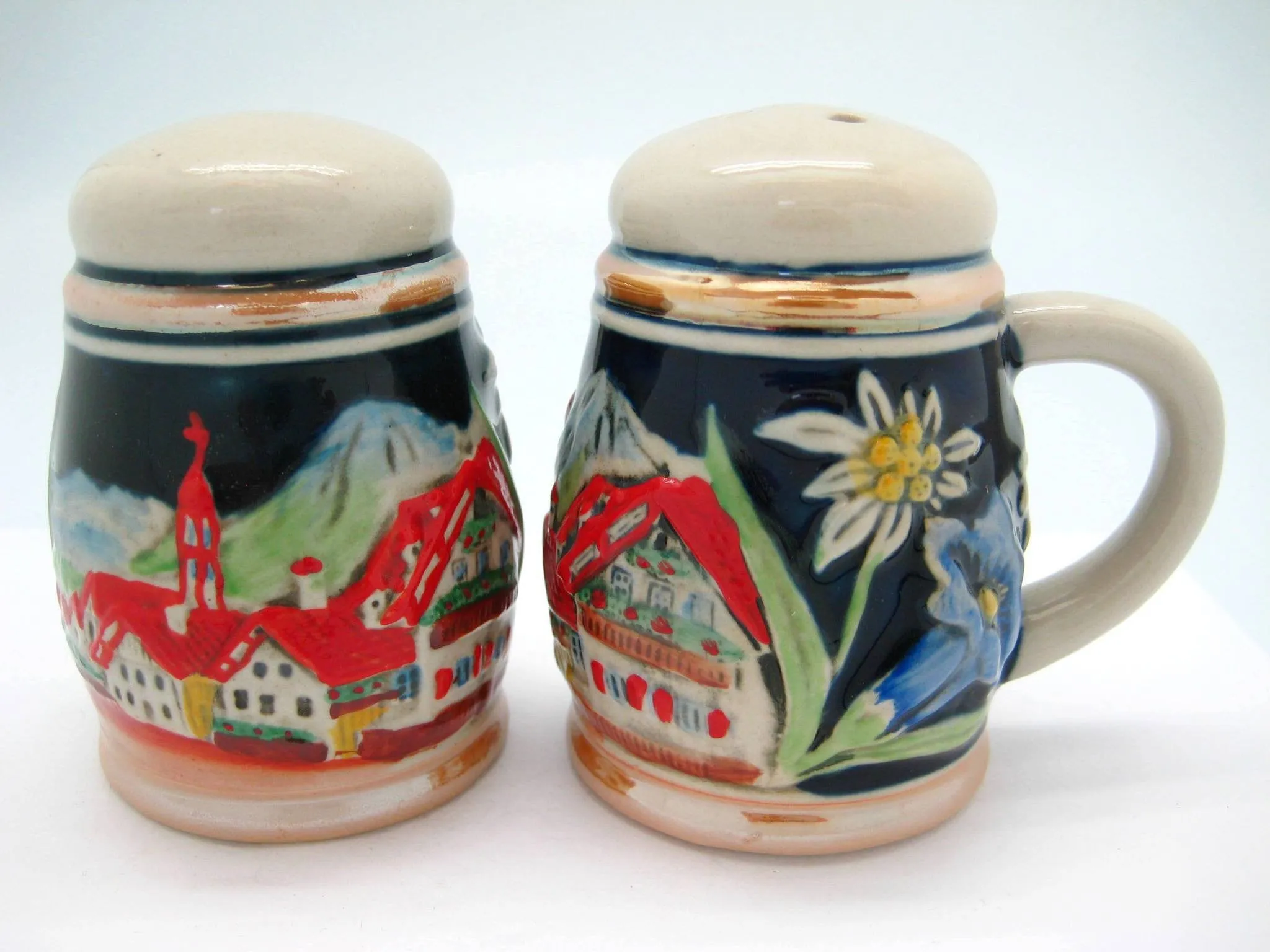 Engraved Beer Stein: Village Salt and Pepper Set