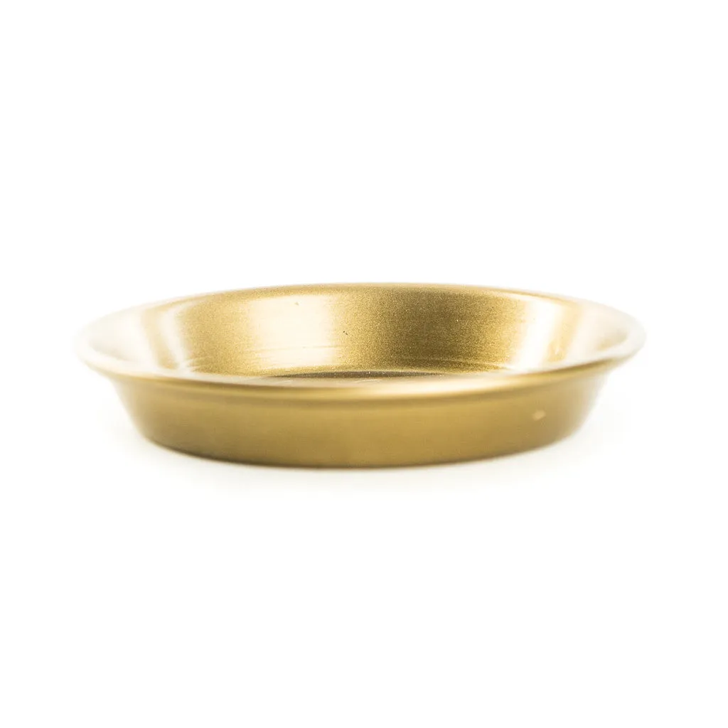 Etched Floral Dish