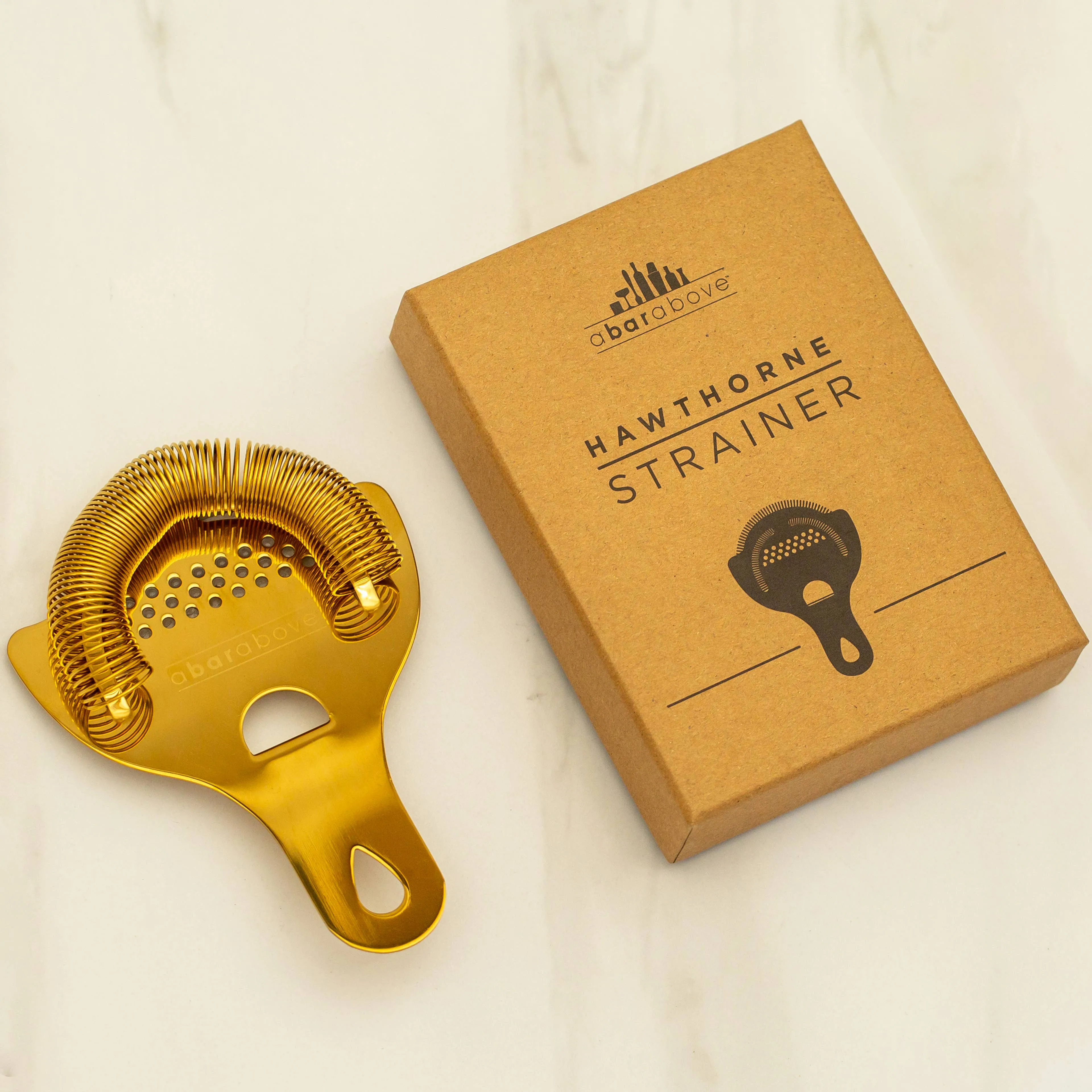 Hawthorne Strainer Gold