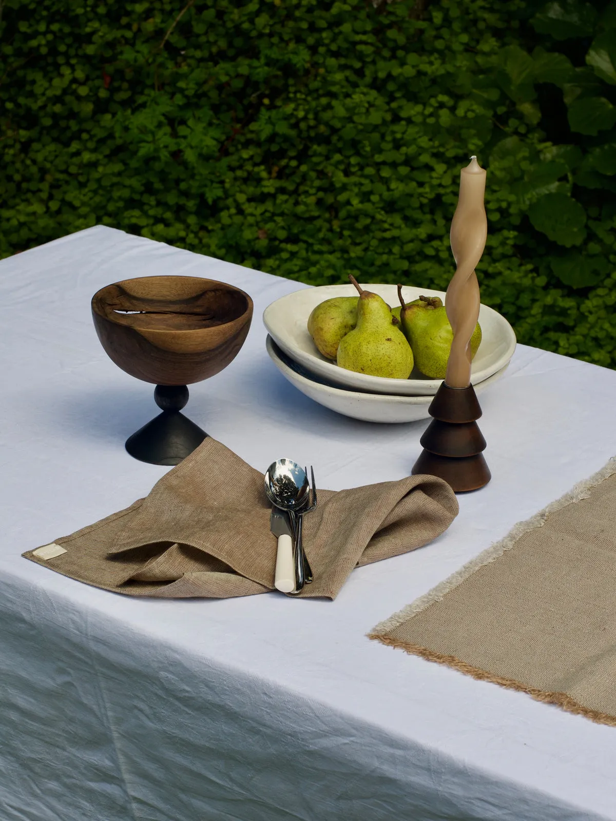 Hopsack Linen Napkin Isabella Beige (set of 2)