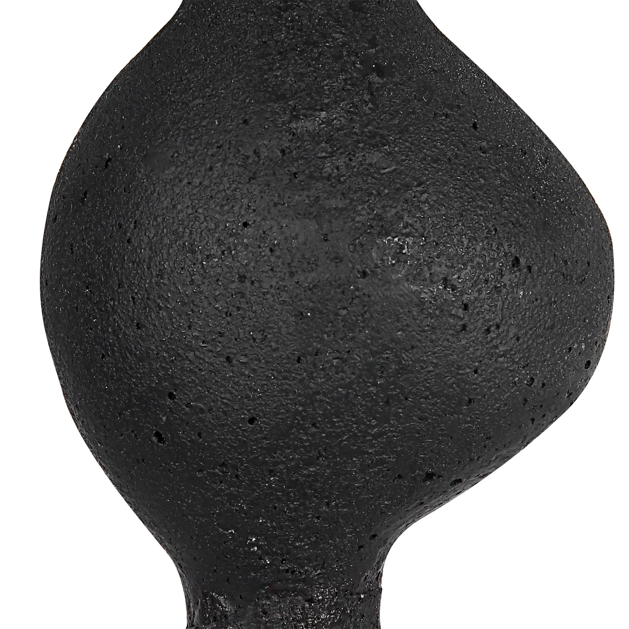 Koa Black Marble Sculptures, S/2