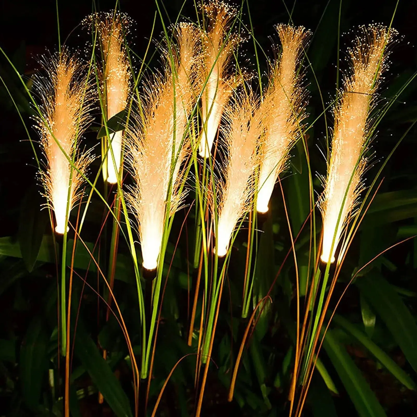LED Solar Garden Reed Lamp.