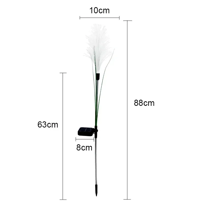 LED Solar Garden Reed Lamp.