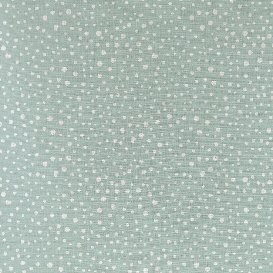 Lunar Pale Mint Spot-Coastal Fringe-Cushion Cover-35cm X 50cm