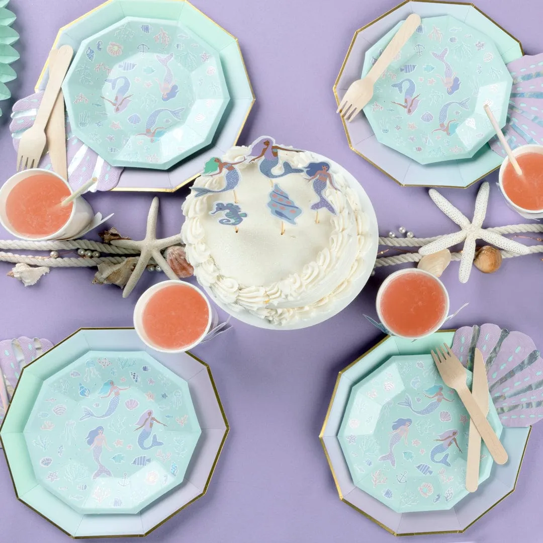 Mermaid Party Seashell Napkins x 25