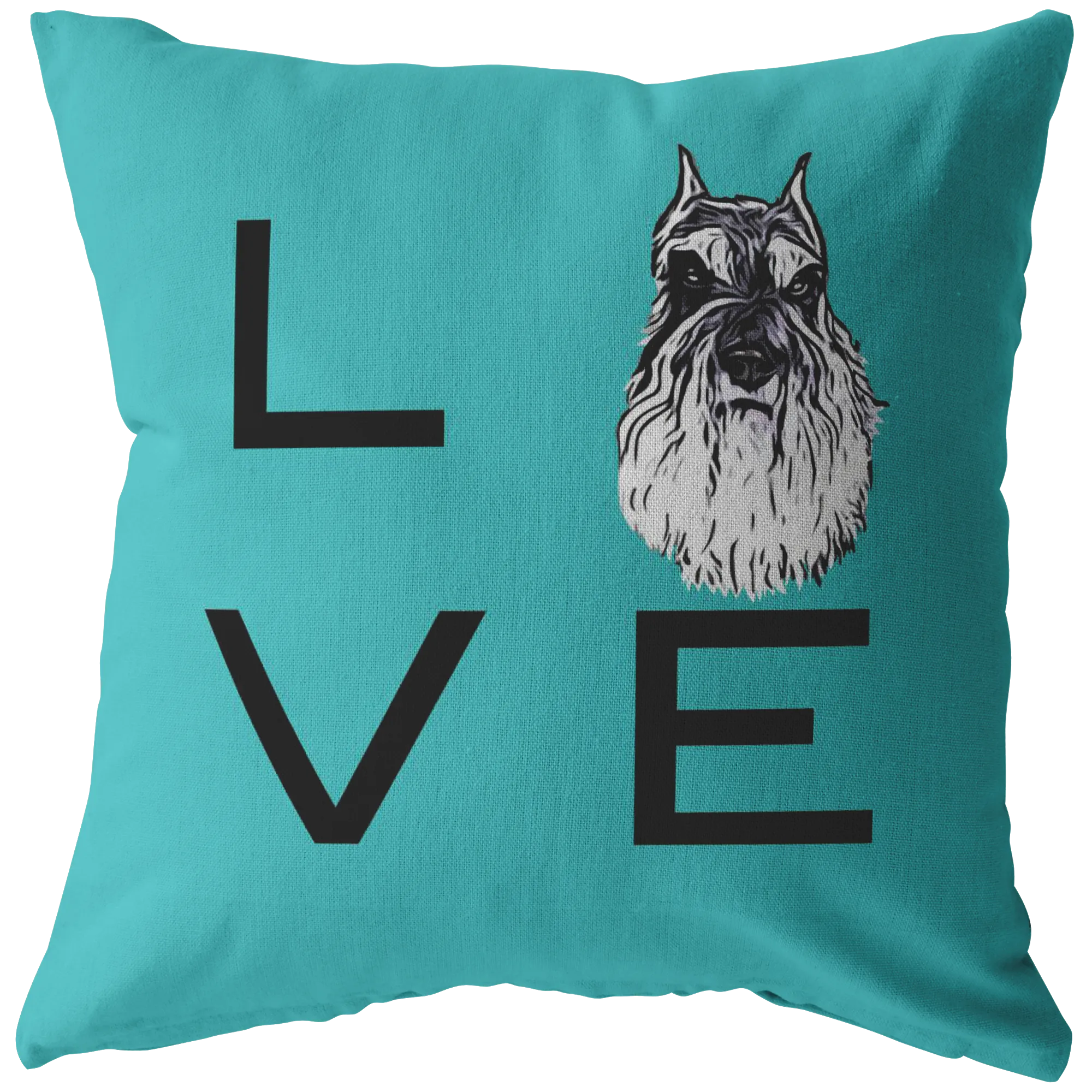 Miniature Schnauzer - LOVE Pillow