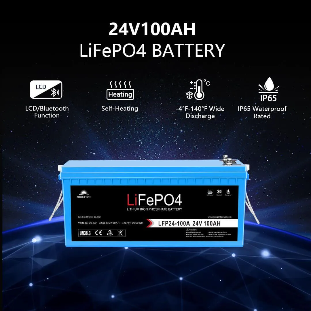 Off Grid Solar Kit 6000W 48VDC 120V/240V LifePO4 10.24KWH Lithium Battery 6 X 370 Watt Solar Panels SGK-PRO64