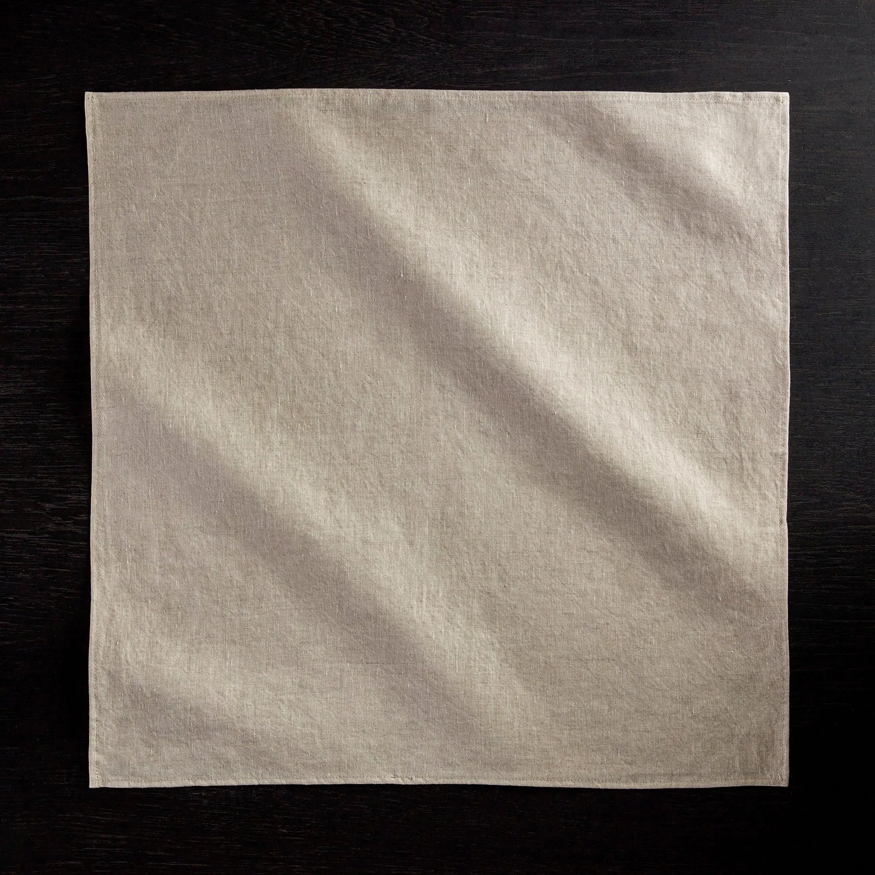 Solid Linen Table Napkin - Natural