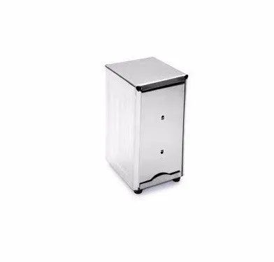 Thunder Group SLNH001 Stainless Steel Standard Fold 3 3/4" X 4 3/8" X 7 1/2" Napkin Dispenser