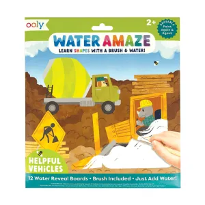 Water Amaze Water Reveal Boards (Helpful Vehicles)