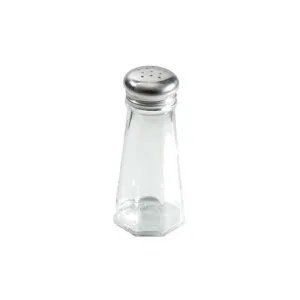Winco G-117 3 Oz Shaker Paneled with Mushroom Top
