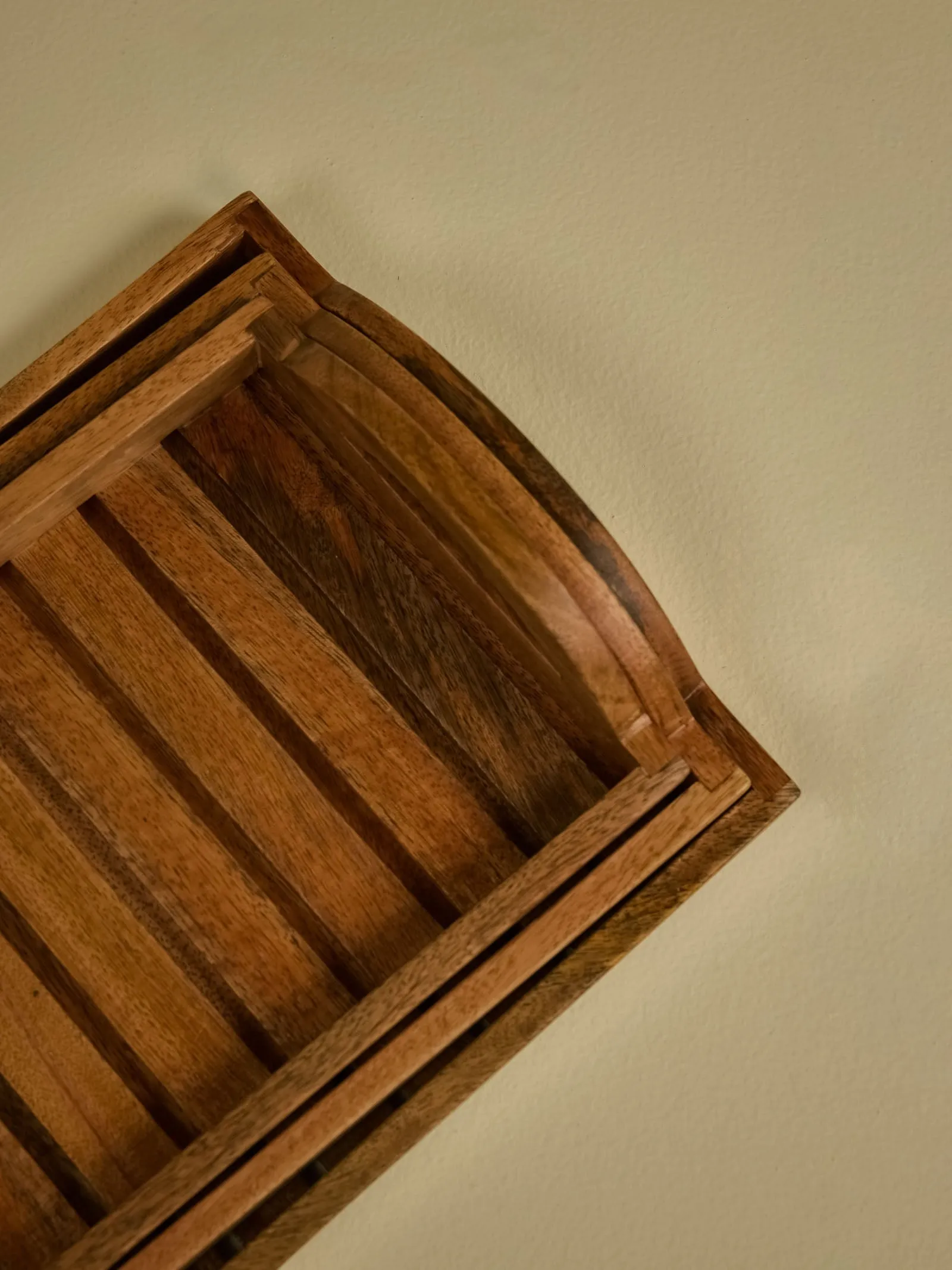 Wooden Trays Set Of 3